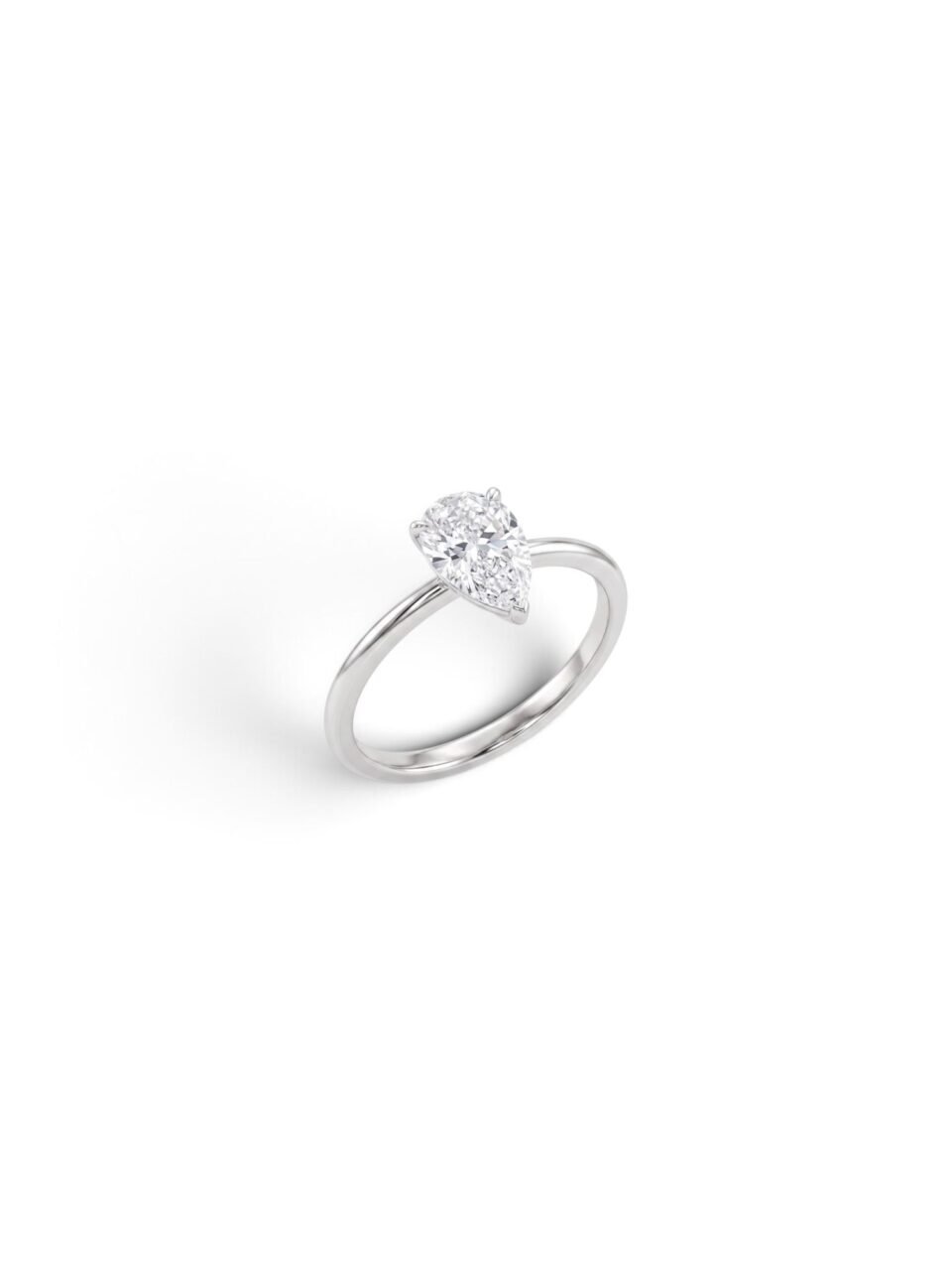 Pear-Shaped Diamond Ring