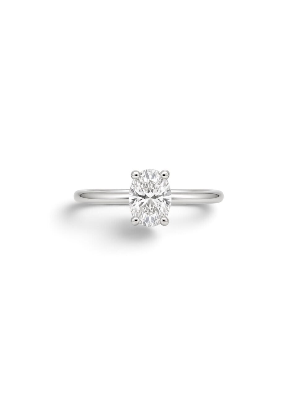 Oval Solitaire Ring