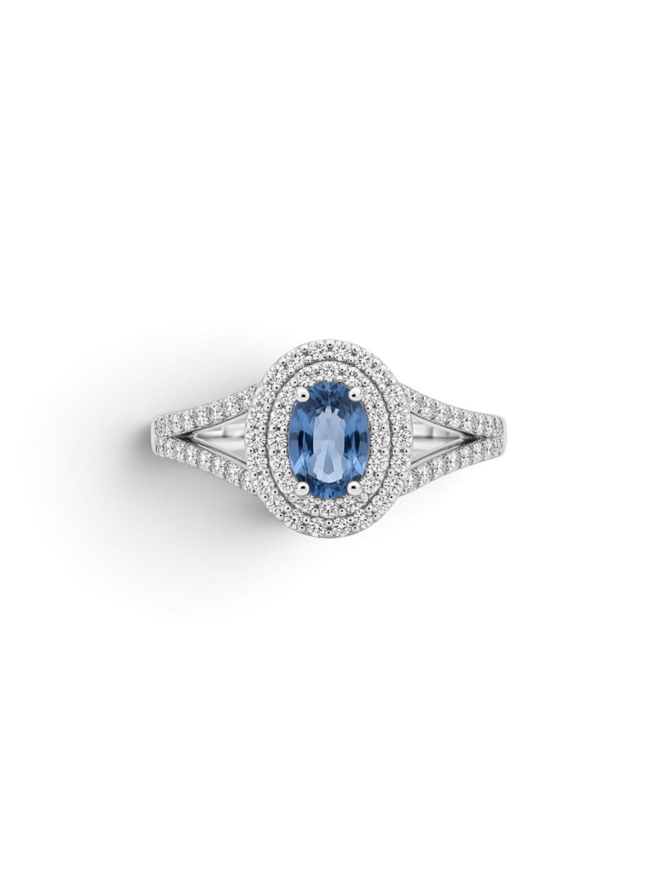 Sapphire Diamond Ring