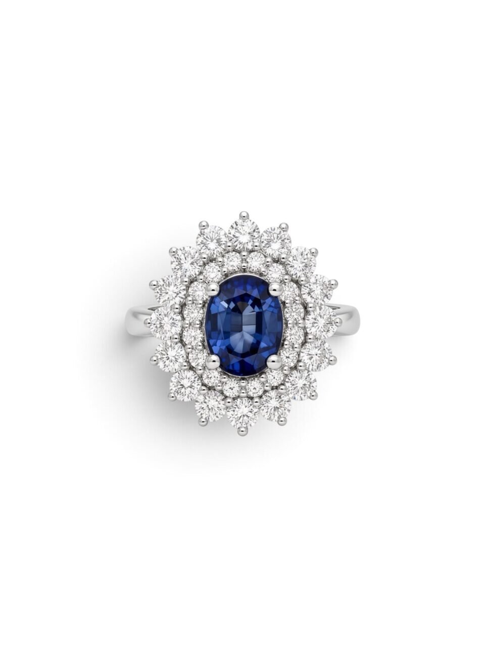 Sapphire Diamond Ring