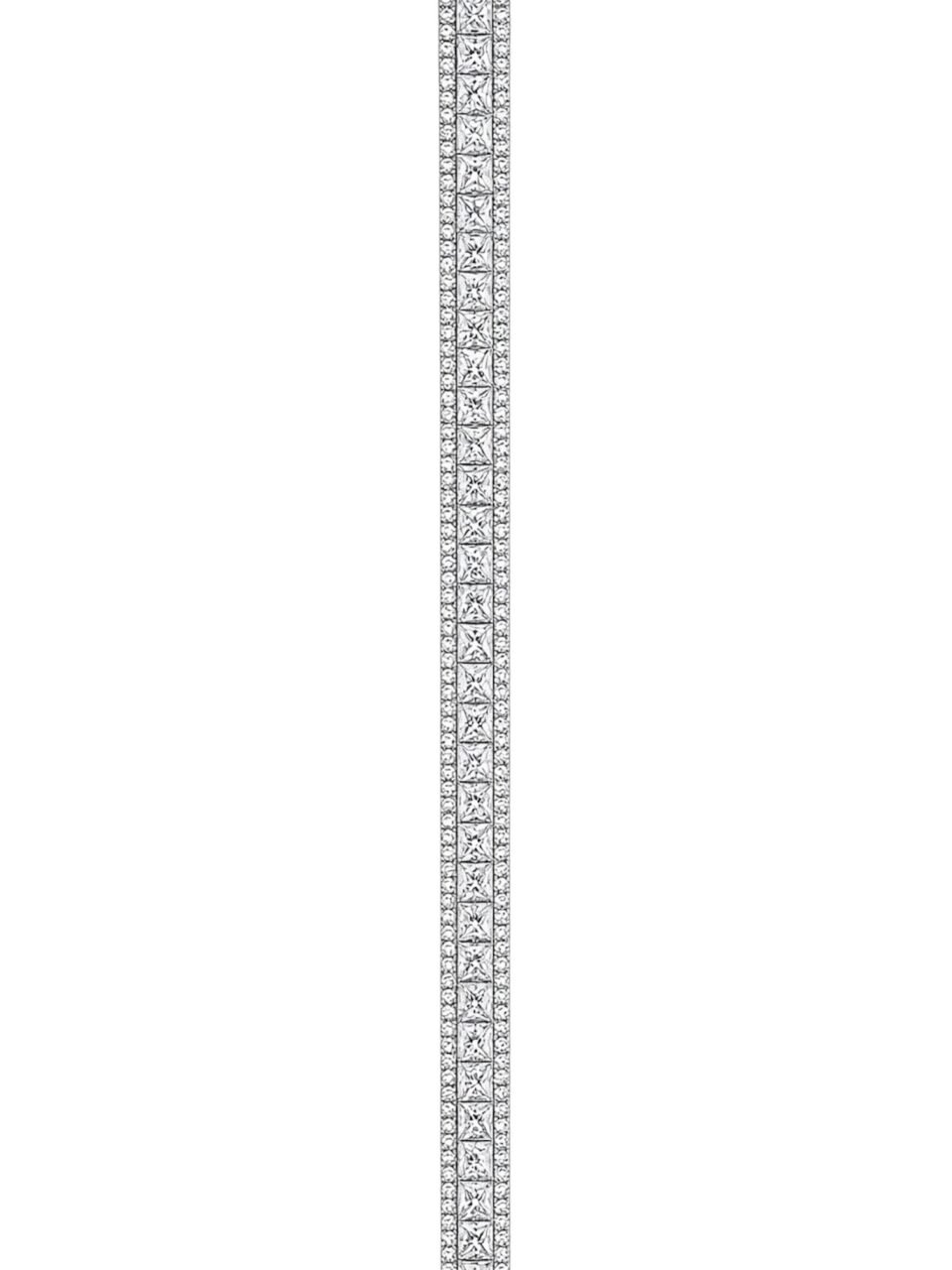 PRINCESS CUT DIAMOND BRACELET