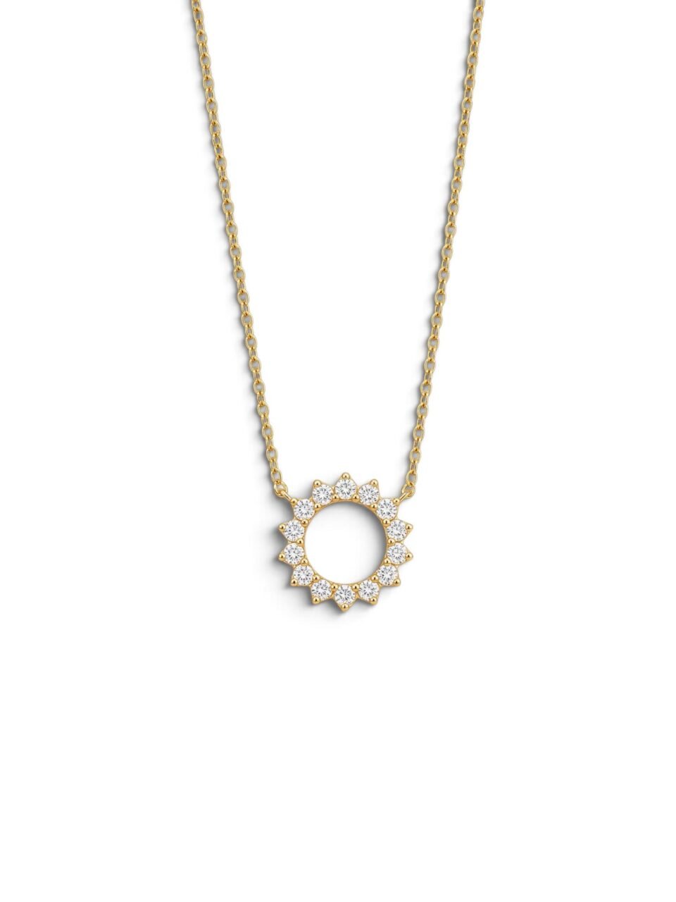 DIAMOND CIRCLE NECKLACE