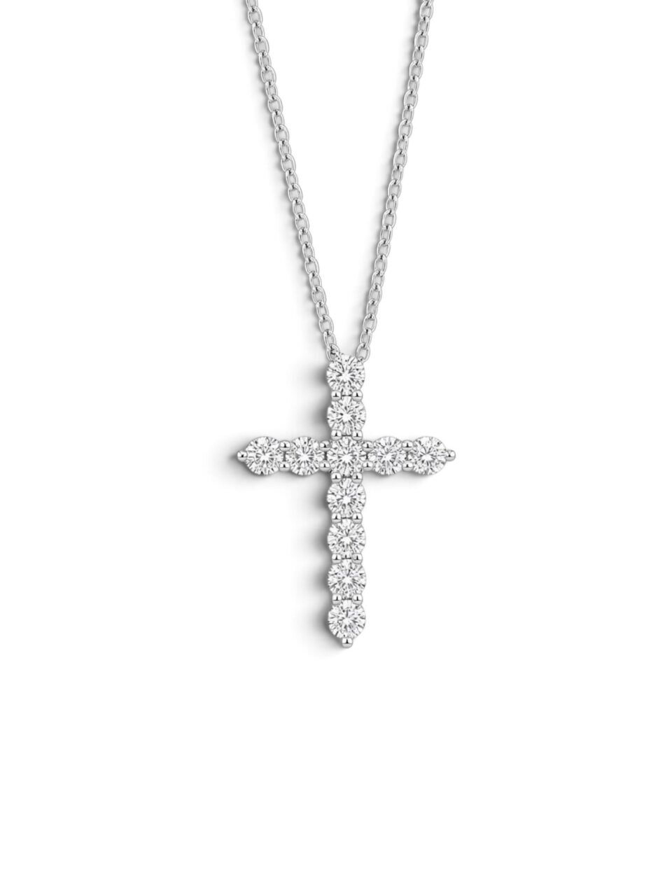 DIAMOND CROSS NECKLACE