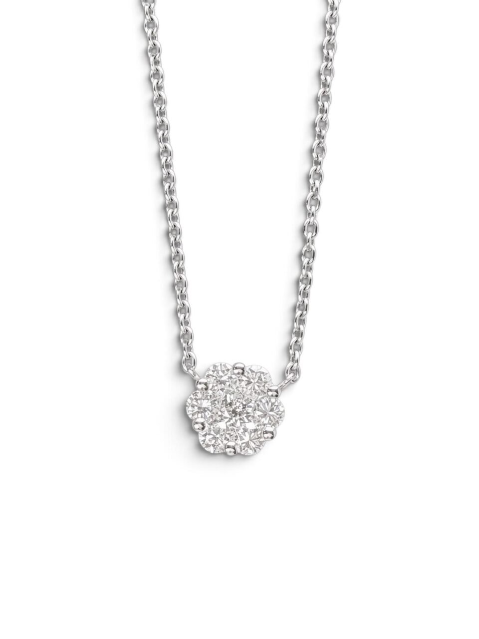 DIAMOND FLOWER NECKLACE
