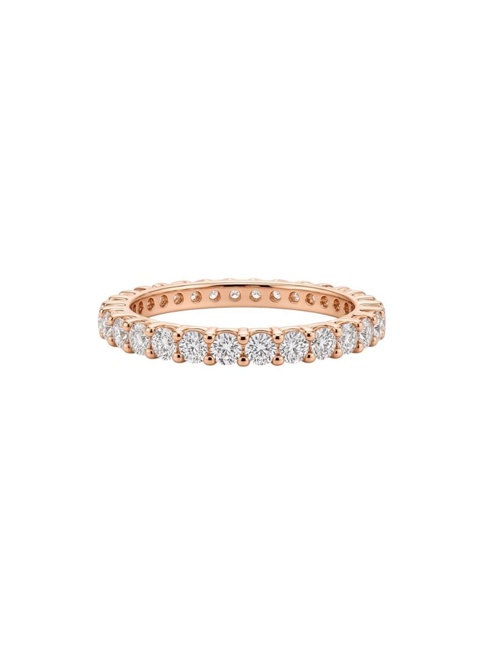 ROSE GOLD DIAMOND ETERNITY BAND