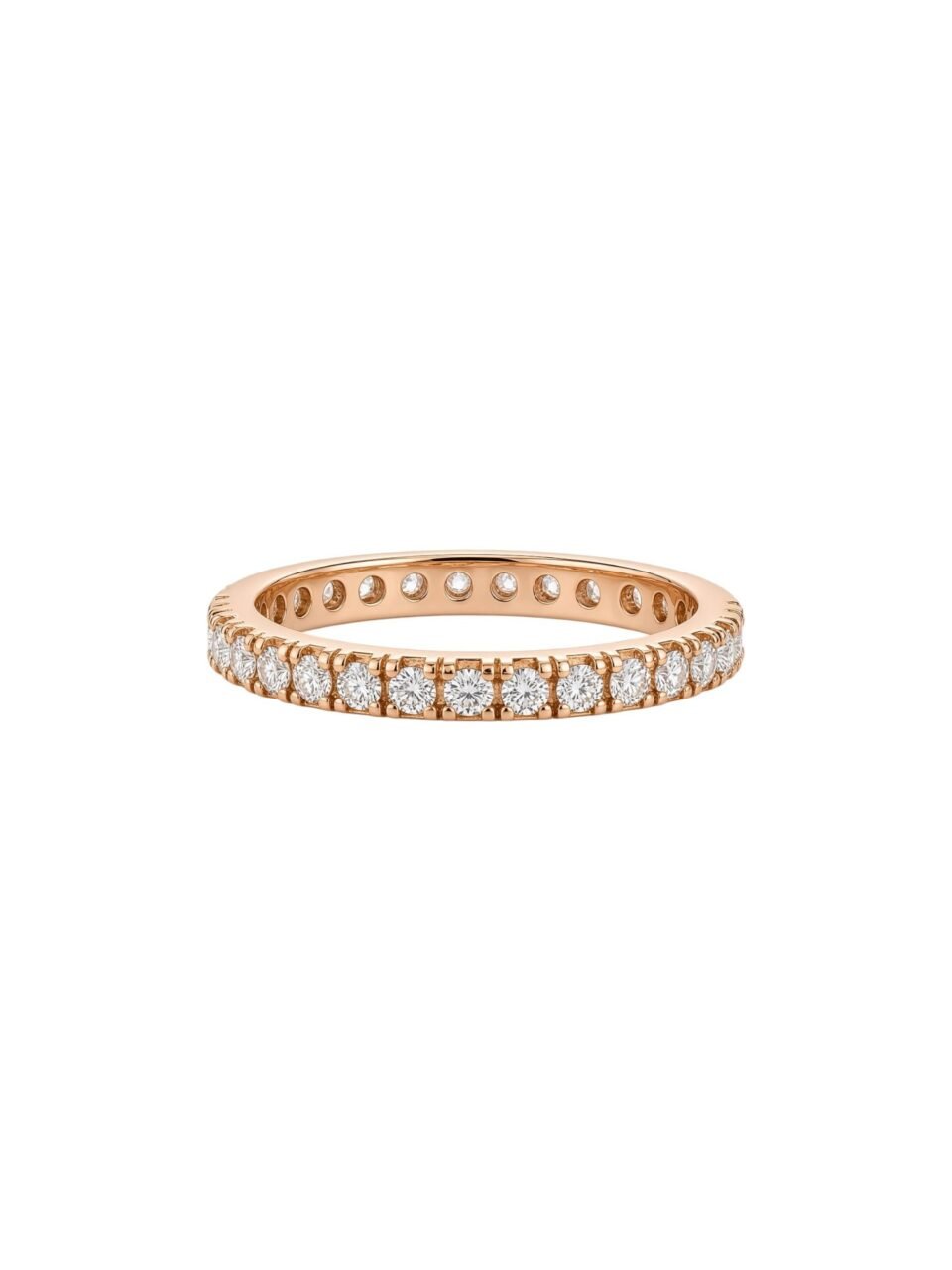 ROSE GOLD DIAMOND ETERNITY BAND