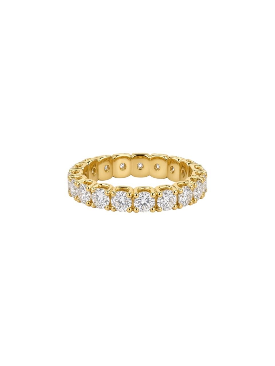 YELLOW GOLD DIAMOND ETERNITY RING